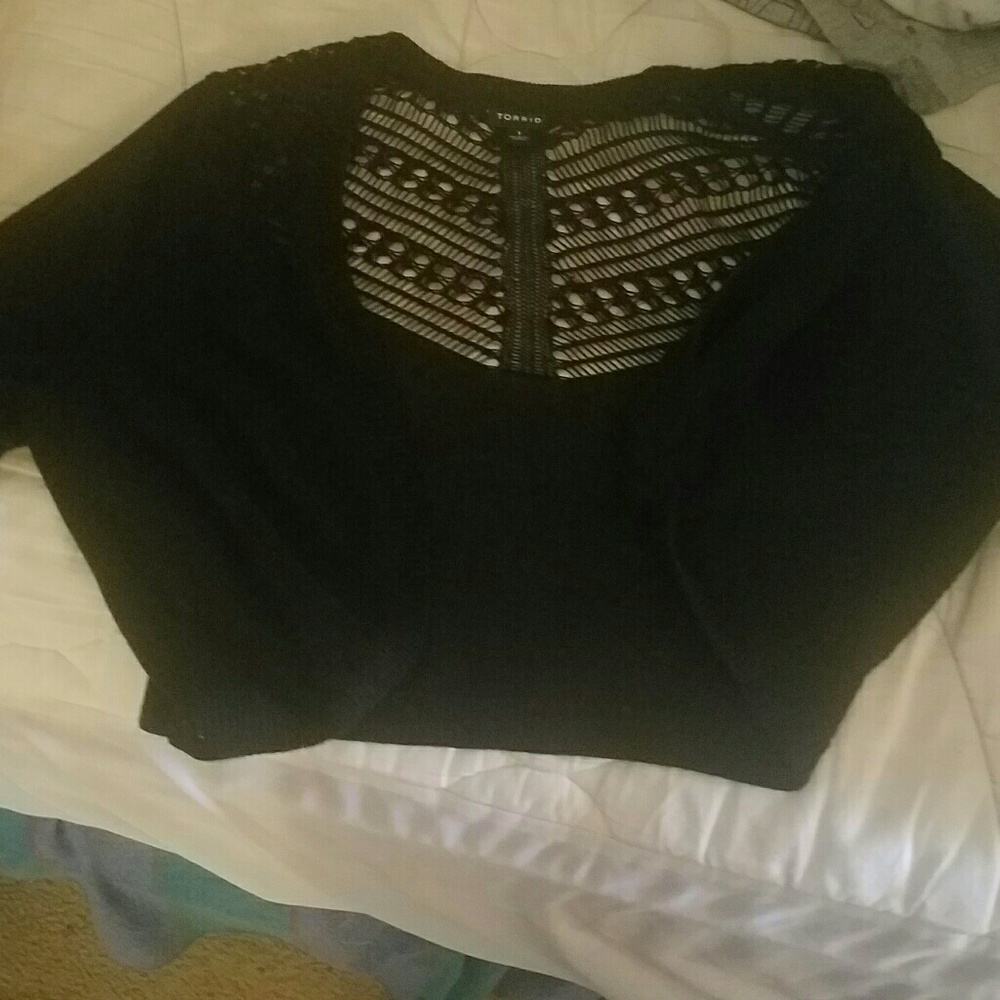 Long sleeveless dress w/black bolero shrug.